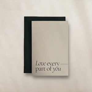 Open image in slideshow, Love Every Part of You Card
